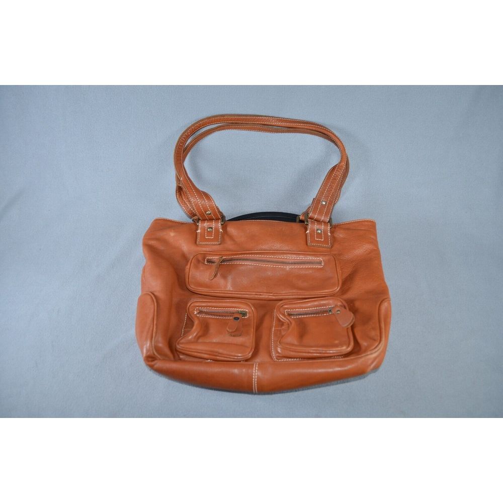 TOSCANI Italy Shoulder Bag Purse in Brown Genuine‎ Leather